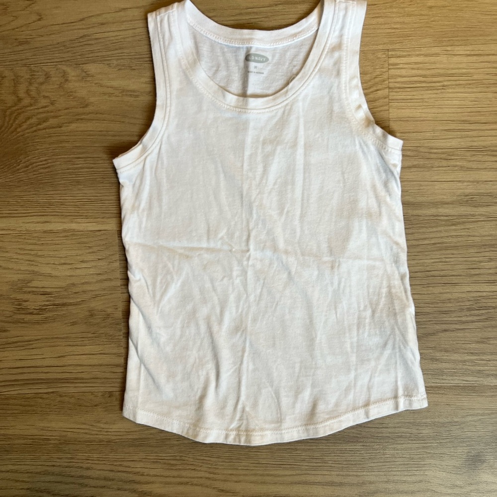 Old Navy White Sleeveless Tank Top